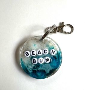 Custom Beach KeyChain “Beach Bum”